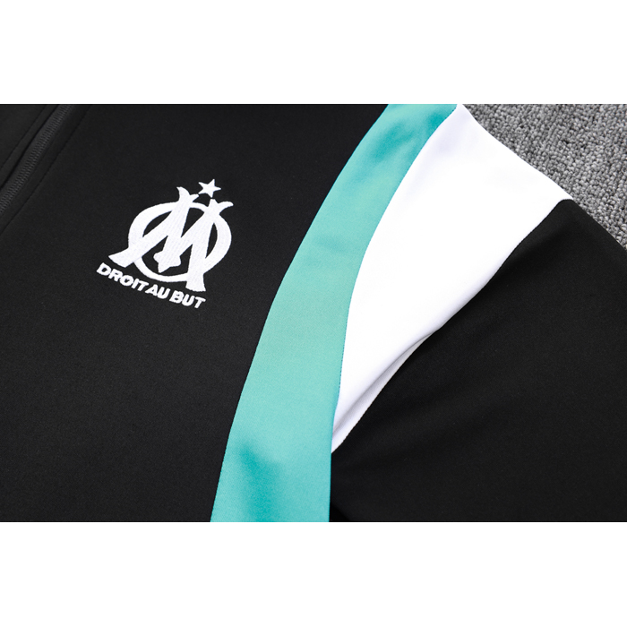 Chandal de Chaqueta del Olympique Marsella 23-24 Negro - Haga un click en la imagen para cerrar